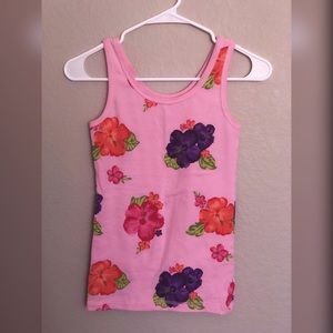 Hawaiian Themed Girls Tank Top